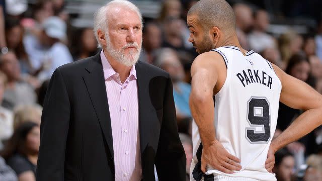 Popovich (L). Image: Getty