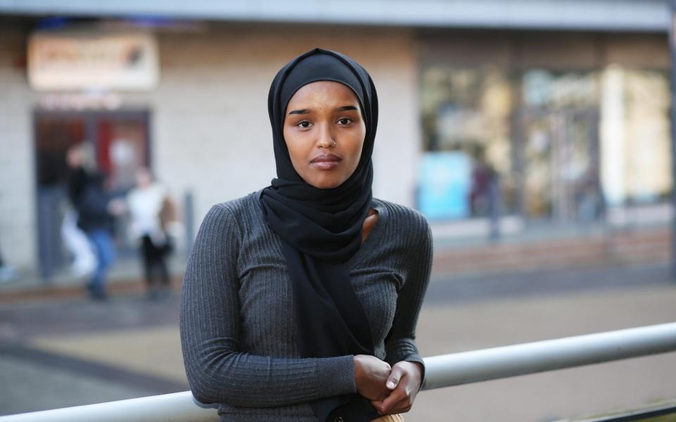 Ayan Omar faces numerous barriers as a young Muslim woman who swam - TMG John Lawrence