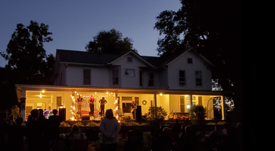 Since 2014, the Taylors have hosted concerts inside and outside their house in Cambridge.