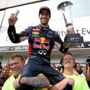 When fellow Aussie Mark Webber left Formula One at the end of last season, Ricciardo joined Red Bull Racing as world champion Sebastian Vettel’s understudy. But 2014 has seen Ricciardo completely outshine Vettel, claiming Grand Prix victories in Canada, Hungary and Belgium.