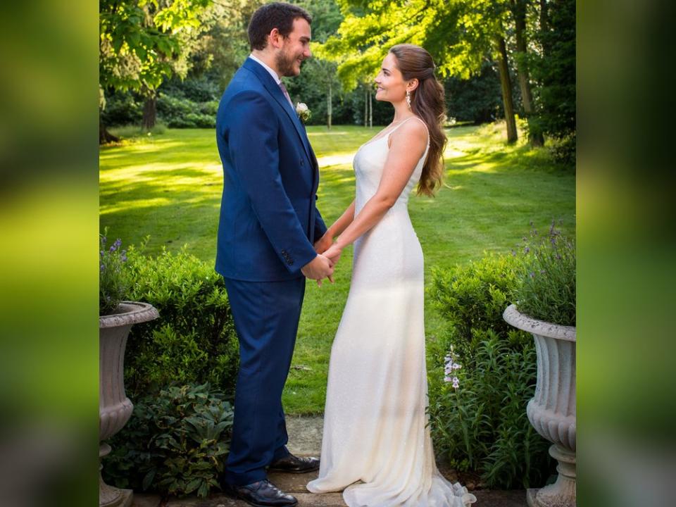 Gabriel Jagger und Anouk Winzenried bei ihrer Hochzeit (Bild: getty/Anya Campbell / Getty Images)