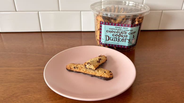 Trader Joe's chocolate chip cookie dunkers