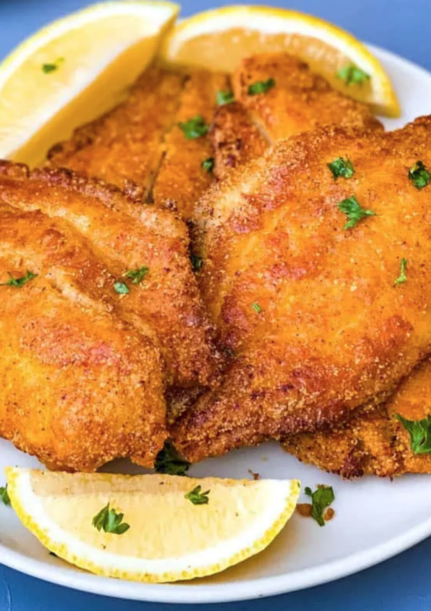 <p>Stay Snatched</p><p>This air fryer fried catfish is a quick, easy, low-calorie, low-fat and low-carb recipe with just three ingredients! This recipe is crispy and crunchy!</p><p><strong>Get the recipe: <a href="https://www.staysnatched.com/air-fryer-3-ingredient-fried-catfish/" rel="nofollow noopener" target="_blank" data-ylk="slk:Air Fryer 3-Ingredient Fried Catfish;elm:context_link;itc:0;sec:content-canvas" class="link ">Air Fryer 3-Ingredient Fried Catfish</a></strong></p>