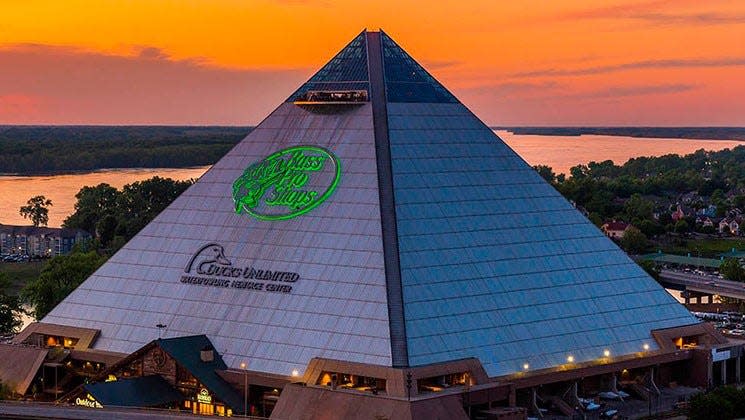 Bass Pro Shops at the Pyramid in Downtown Memphis opened on April 29, 2015.