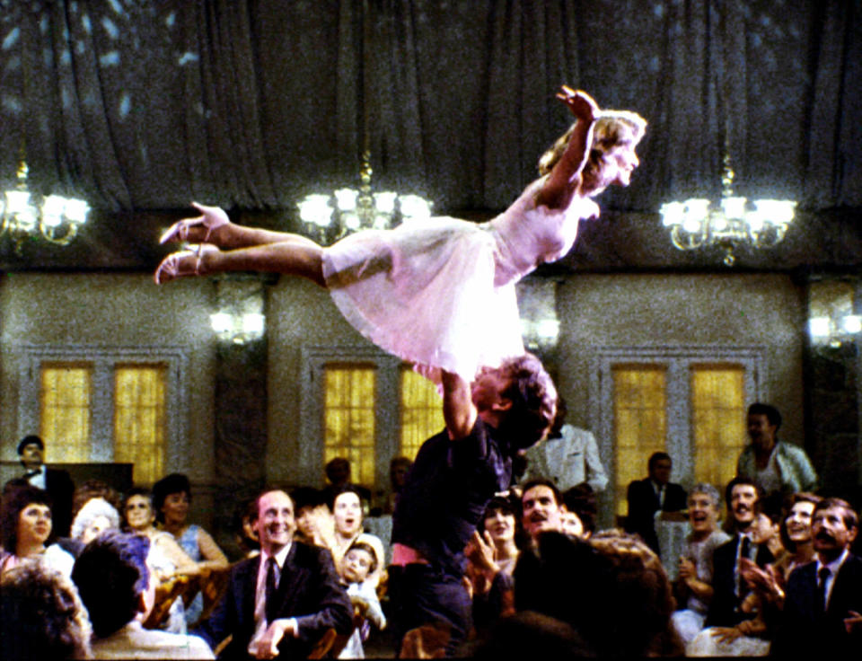 Patrick Swayze, Jennifer Grey, in Dirty Dancing 1987. (Everett Collection)