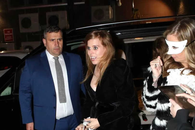 Princess Beatrice has been seen for the first time since announcing she is pregnant with her second child