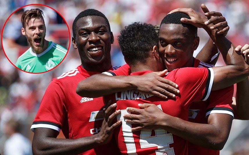 Anthony Martial sets up Man Utd's opener - GETTY IMAGES