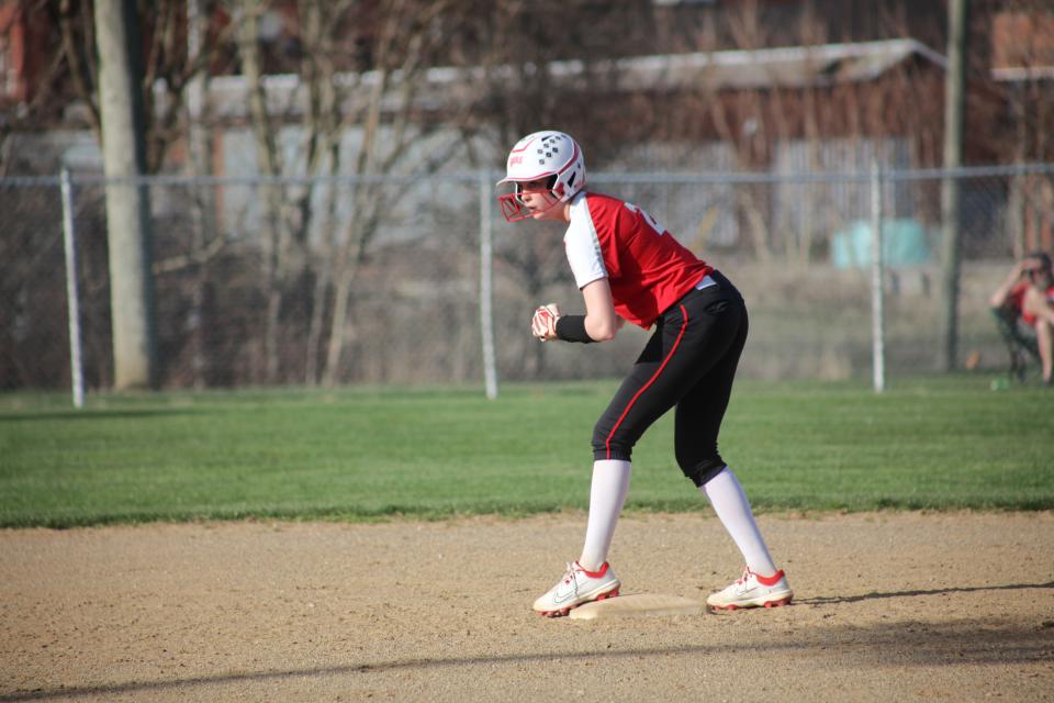 Plymouth's Jaylin Branham has the Big Red at No. 5 in the Richland County Softball Power Poll.