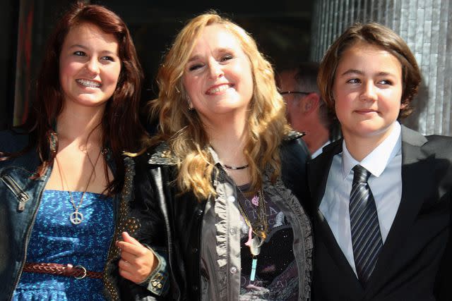 Shutterstock Melissa Etheridge with children Bailey and Beckett