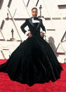 <p>Billy Porter made a more than memorable entrance at the 2019 Oscars when he introduced the world to the never-seen-before tuxedo gown. The design, by Christian Siriano, featured a black bow tie and a full ballgown skirt for maximum impact. Porter later told Vogue that he and Siriano wanted 'to play between the masculine and the feminine'.(Getty Images)</p> 