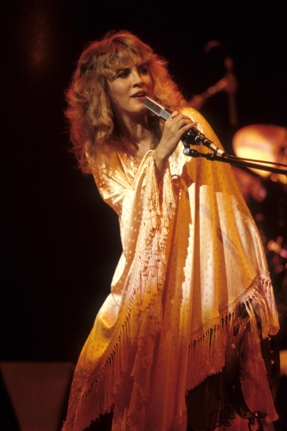 Nicks at the Oakland Coliseum on her first solo tour on Dec. 3, 1981.