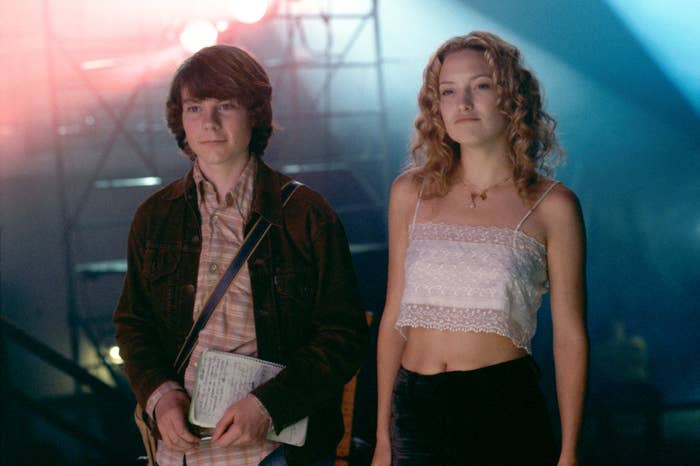 Patrick Fugit and Kate Hudson standing next to each other.