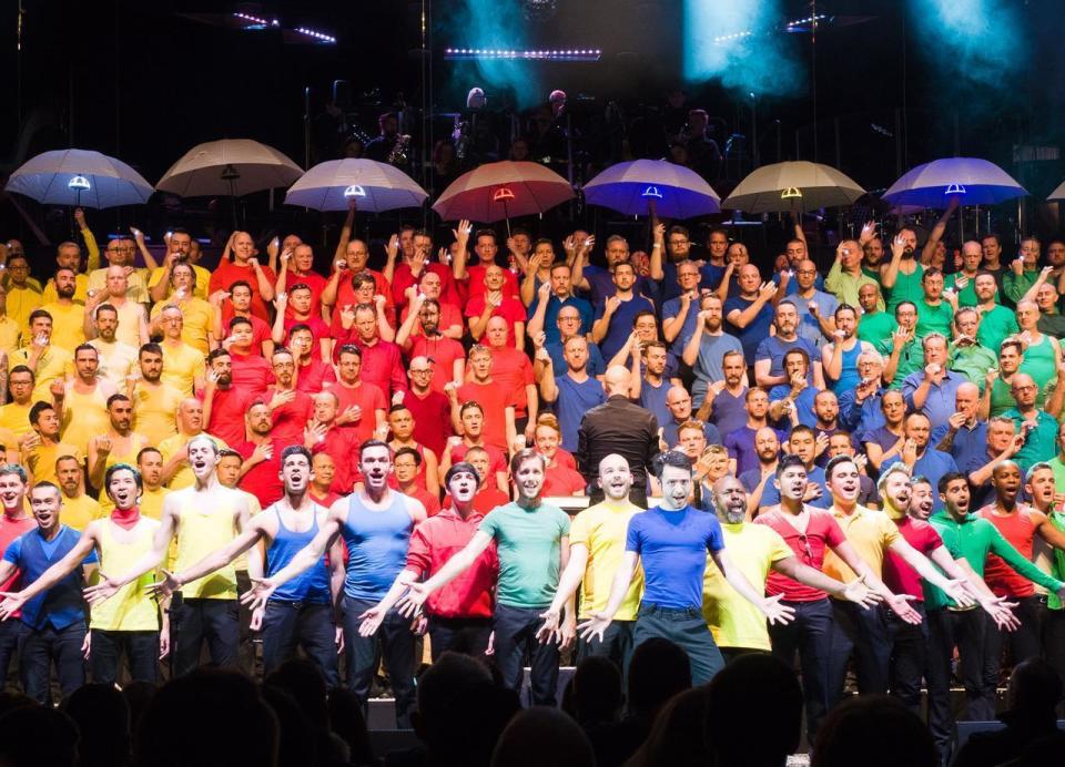 That will bring us back to do: The London Gay Men's Chorus