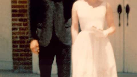 Dean and Dolly Parton on their wedding day, May 30, 1966.