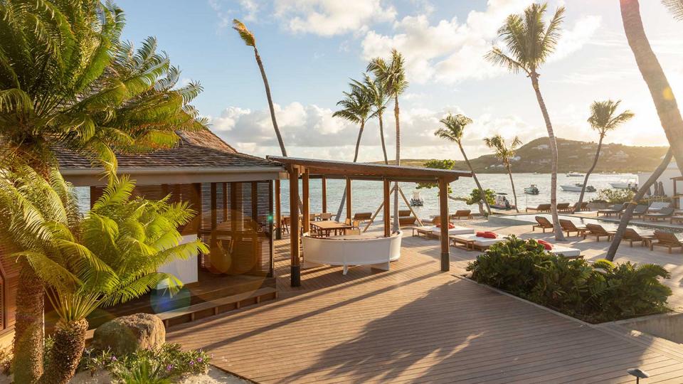 Exterior view of Le Sereno St Barths, voted one of the best resorts in the Caribbean