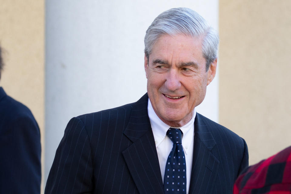 Special counsel Robert Mueller after attending church on March 24, 2019, in Washington, D.C. (Photo: Tasos Katopodis/Getty Images)