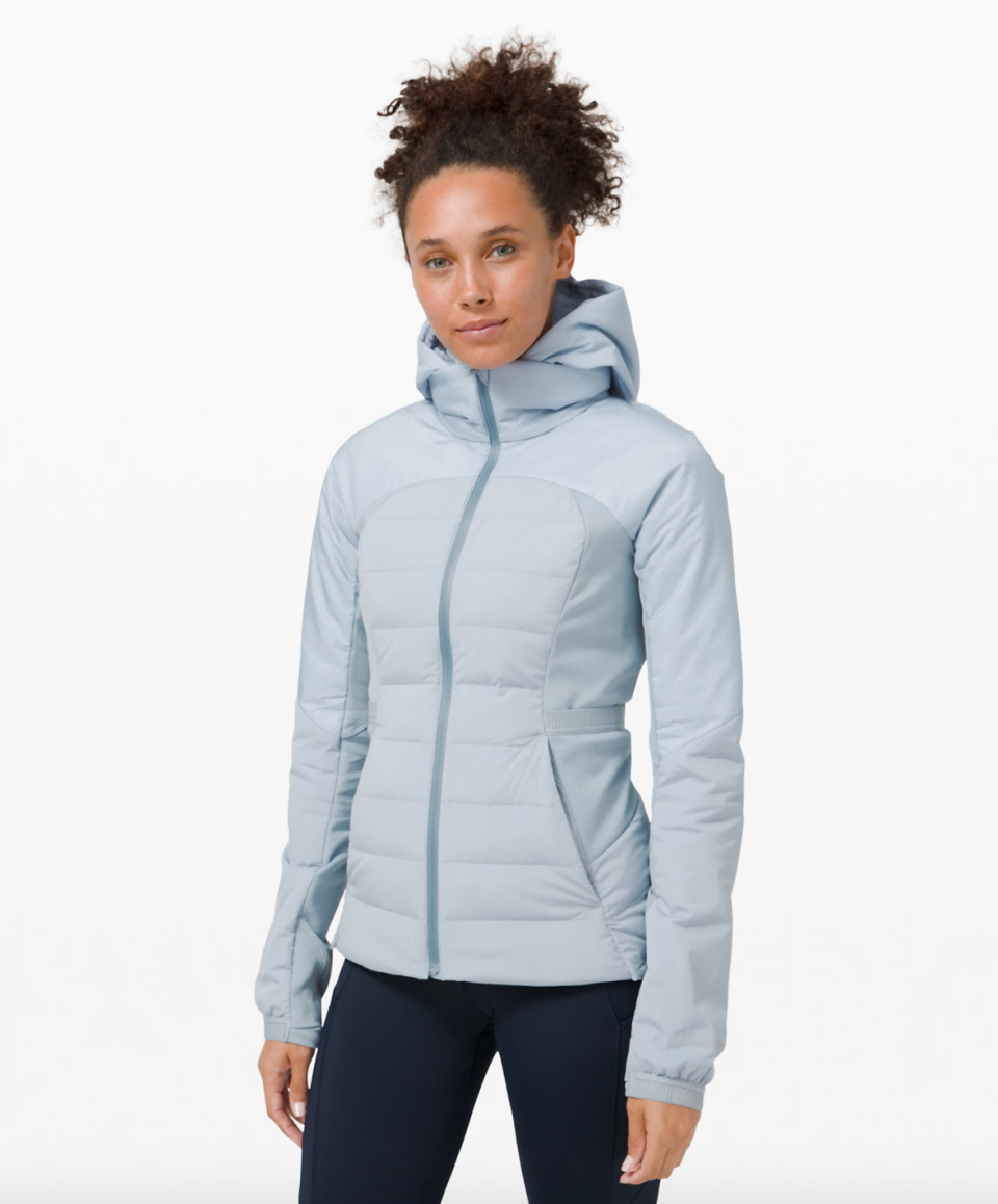 Lululemon Down For It All Jacket in Chambray (Photo via Lululemon)