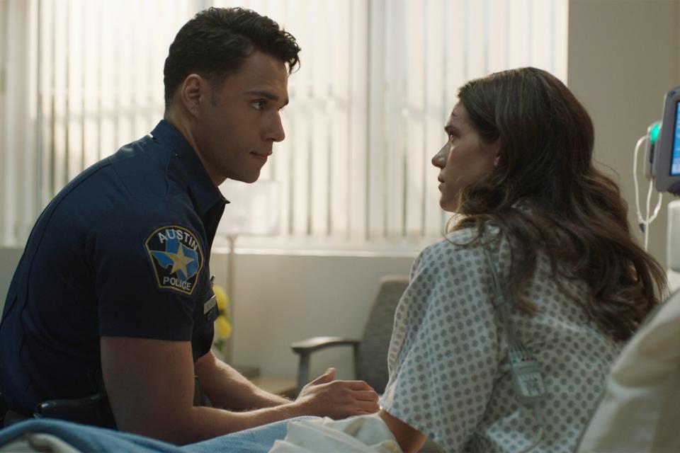 9-1-1 9-1-1: Lone Star, actor is Rafael Silva, actress is Lyndsy Fonseca, photo cred is courtesy FOX