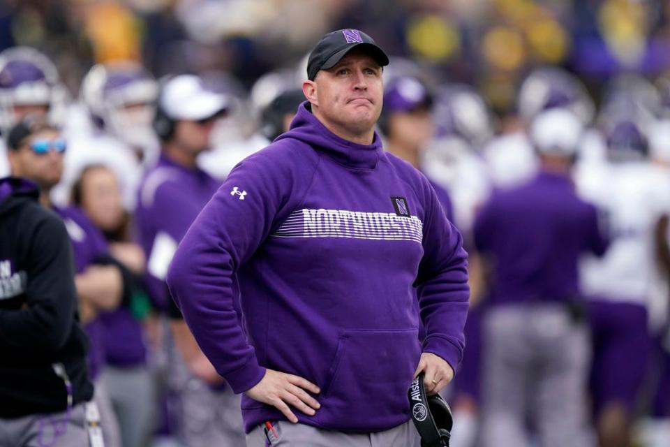 Northwestern coach Pat Fitzgerald