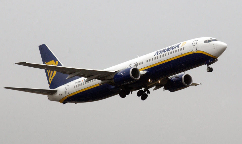 Avión de Ryanair. Foto: FRANK PERRY / AFP / Getty Images