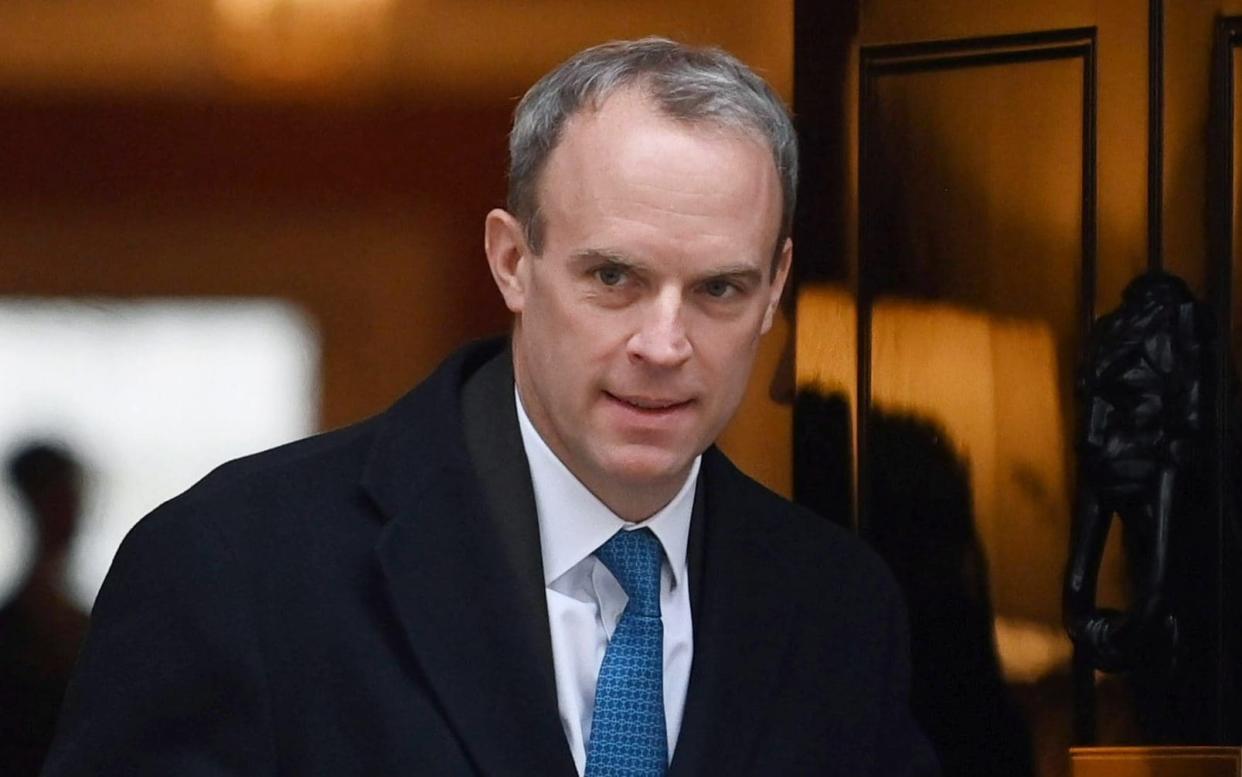 Dominic Raab - NEIL HALL/EPA-EFE/Shutterstock