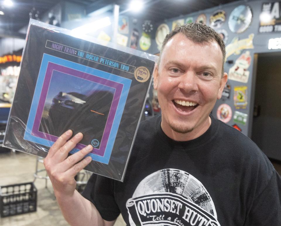 Quonset Hut co-owner Matt Hisrich is among those organizing Saturday's Stark County Record Swap & Shop event at The Auricle in downtown Canton.