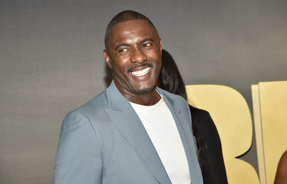 Idris Elba attends the world premiere of 