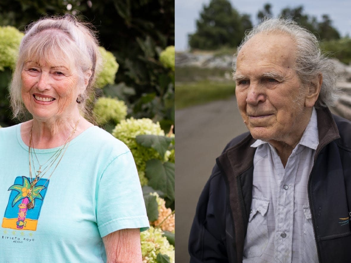 Lois Jackson and Harold Steves are both retiring from their respective councils this October. (Justine Boulin/CBC (left) and Ben Nelms/CBC - image credit)