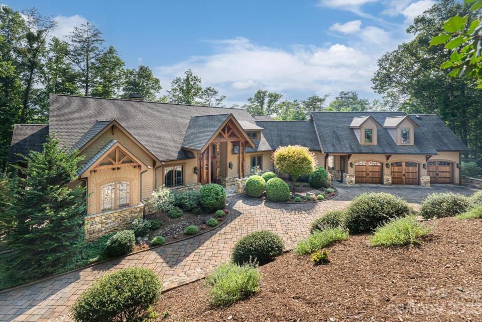 This home at 58 Ashley Bend Trail in Hendersonville is currently for sale at $2.99 million.