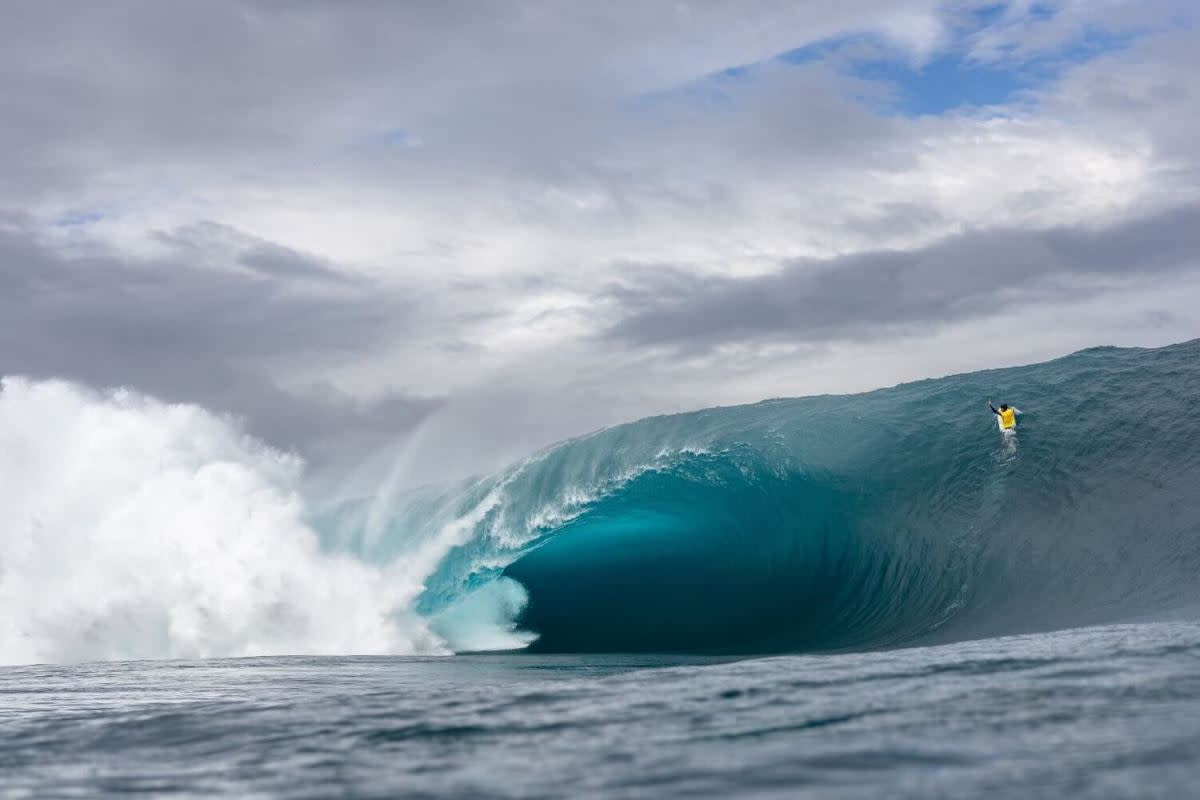 Thursday, July 11th, a PROPER swell fills in at surfing's Olympic venue: Teahupo'o, Tahiti.<p>Photo: Ryan "Chachi" Craig</p>