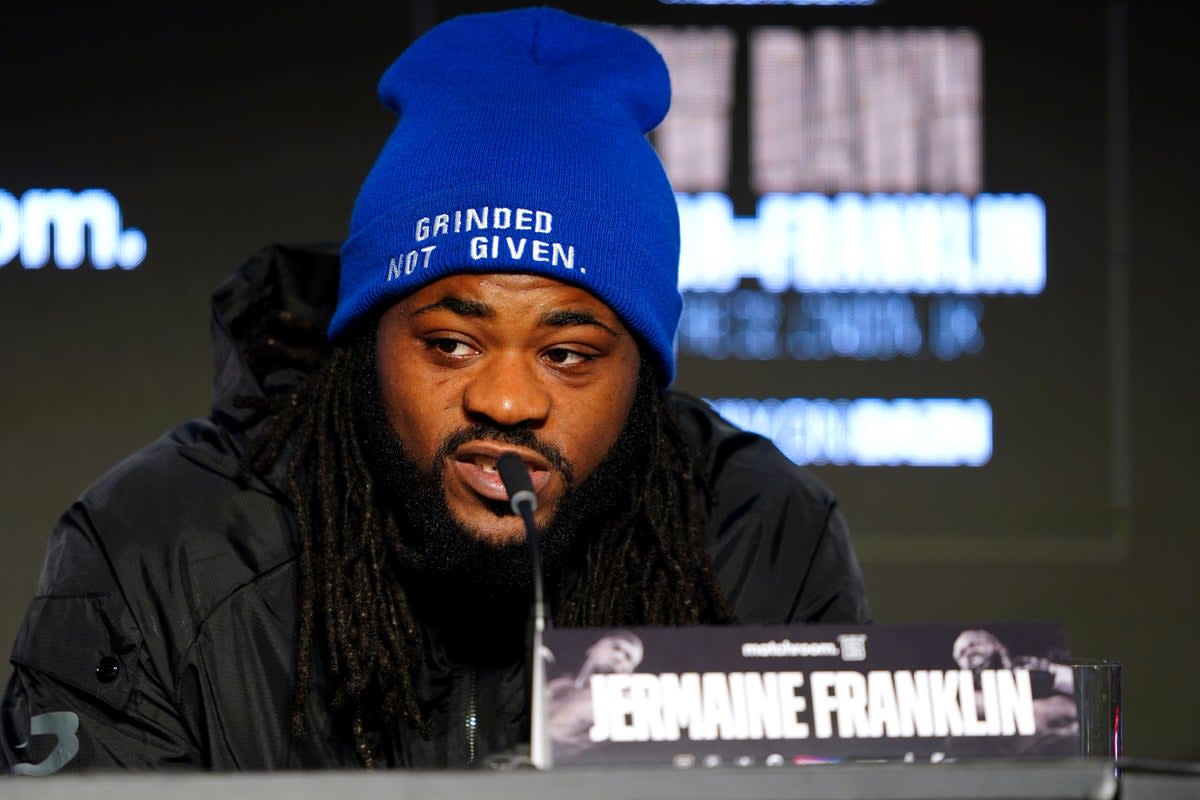 Jermaine Franklin trained with Tyson Fury last year (Zac Goodwin/PA) (PA Wire)