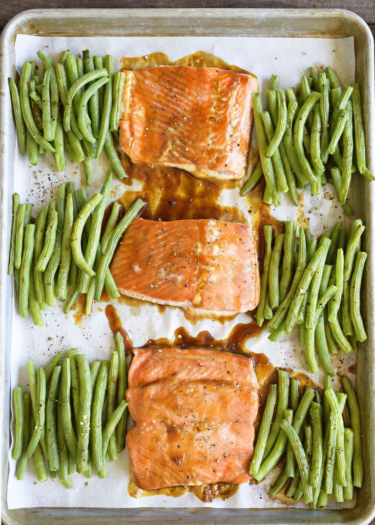 10) Teriyaki Glazed Salmon