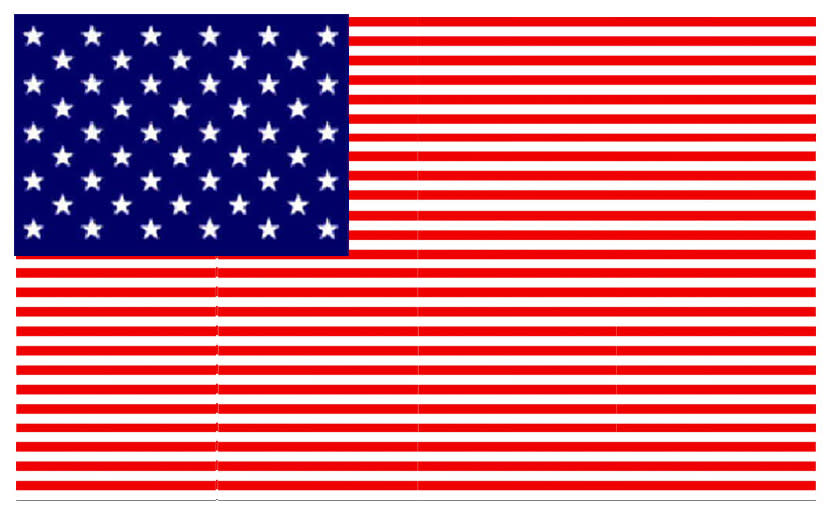 50 Stripe Flag #2