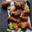 <p>Panko and cornstarch give these juicy chicken wings an irresistibly crisp coating, while curry powder provides a flavor boost. The brilliant idea to include curry in the marinade came from Bryant Ng's wife, Kim.</p>