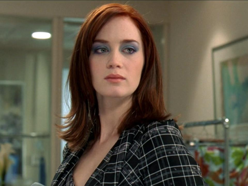 Emily Blunt as Emily in "The Devil Wears Prada."