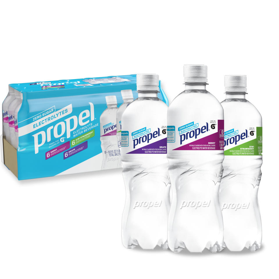 clear Propel bottles