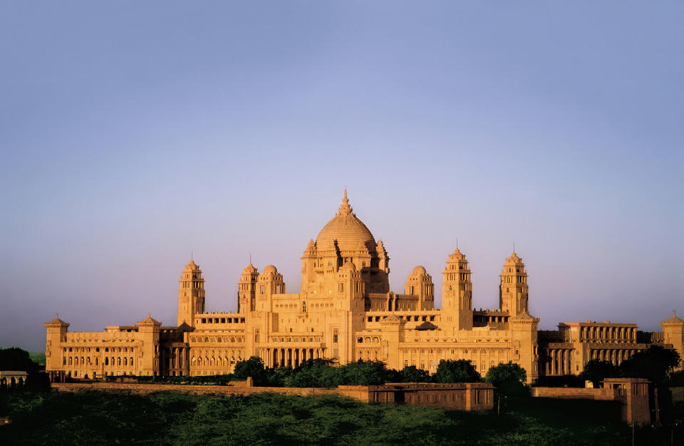 A view of Nick and Priyanka’s wedding venue, Umaid Bhawan Palace . (Photo by Taj Hotel Resorts and Palaces via Getty Images)