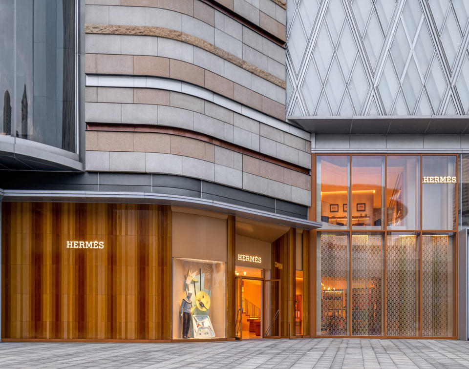 Hermès store at Wuhan's Heartland 66 mall