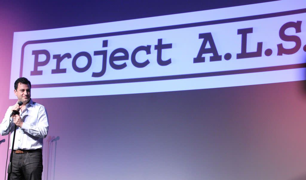 alk show host Jimmy Kimmel attends the 'A Night Of Comedy For Project A.L.S.'