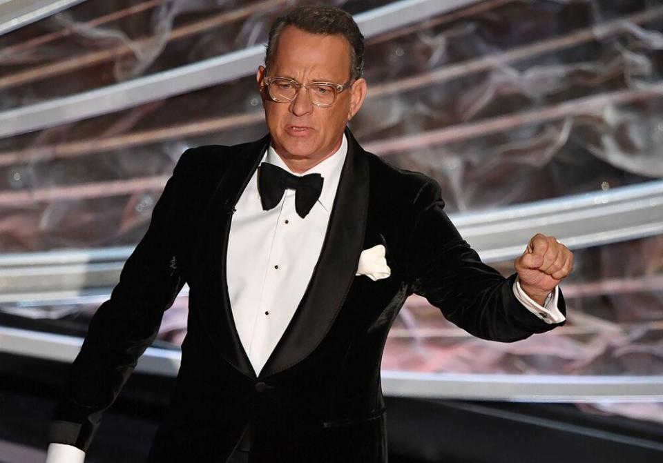 Tom Hanks at the 2020 Oscars | MARK RALSTON/AFP via Getty