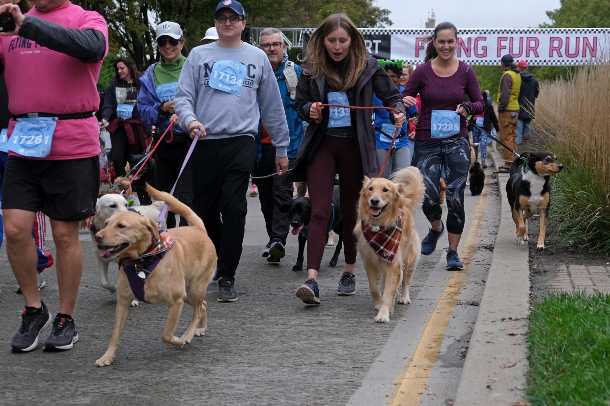 The Flying Fur Race is set to begin at 1 p.m. on Saturday.