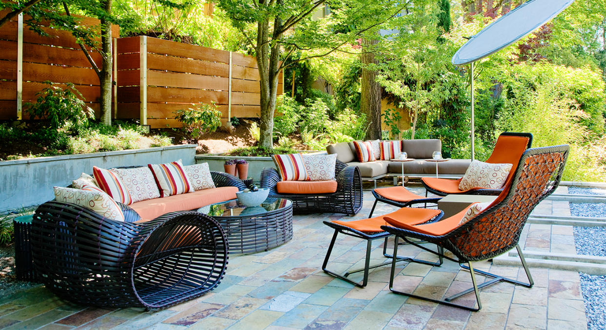 Looking to keep your outdoor furniture protected all year round? This Amazon cover is just the ticket. (Getty Images)