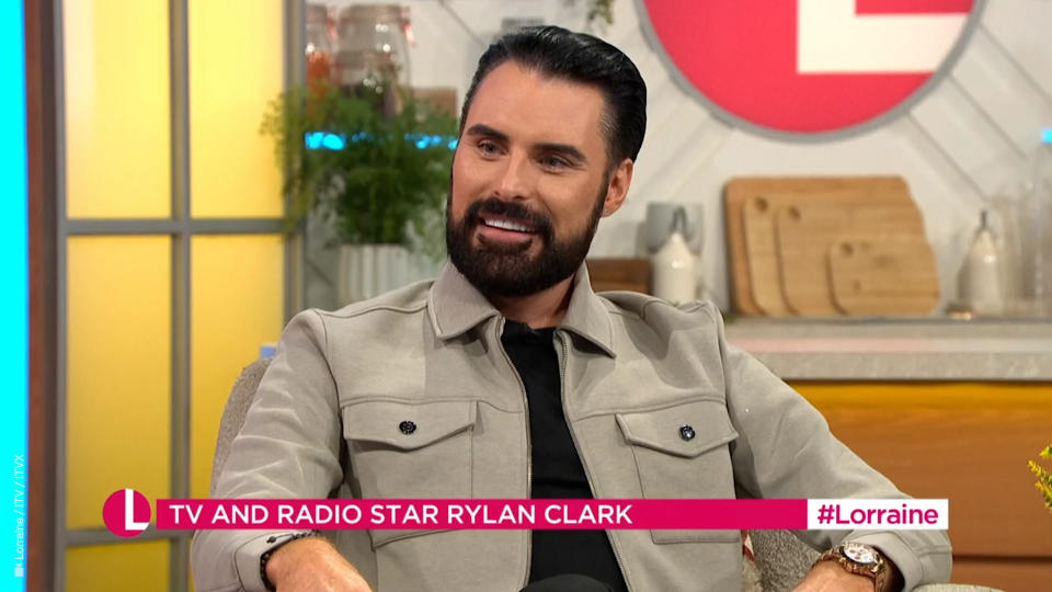 Rylan spilled the beans on ITV's Lorraine. (ITV screengrab)