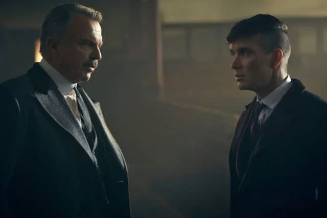 <p>Netflix</p> Sam Neill and Cillian Murphy in <em>Peaky Blinders</em>