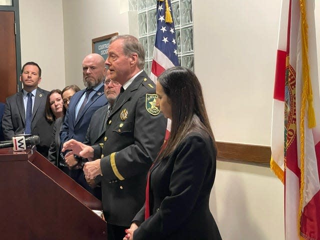 State Attorney Amira Fox on Thursday, Nov. 30, 2023, announced the indictment of four defendants in four separate, unrelated cases.