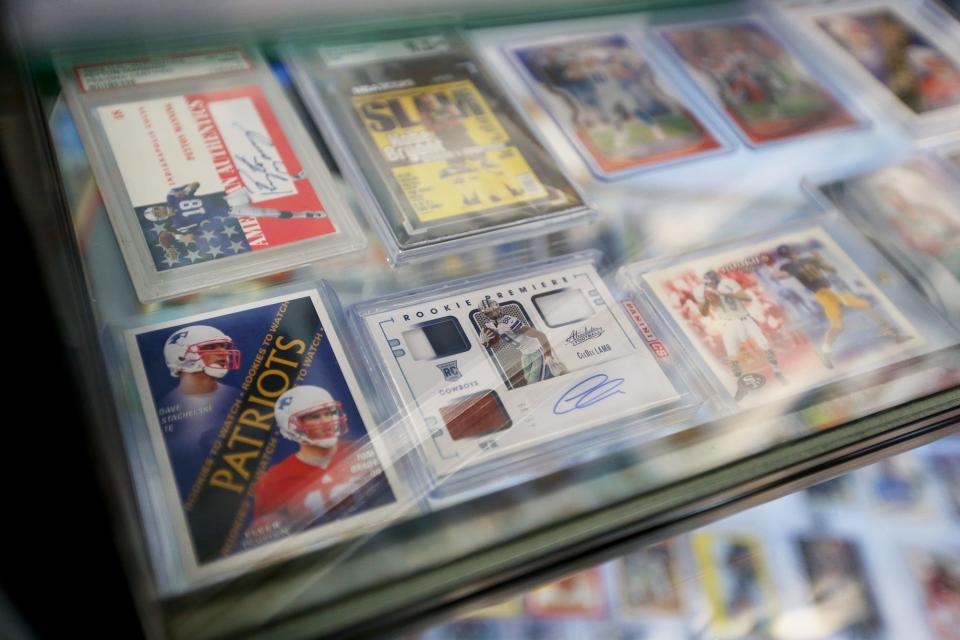 ML Trading Cards, a sports card collectible store, located at The Rim, a multi-sports indoor facility, in Hampton, is open every day except Tuesday and has trade nights once a month.