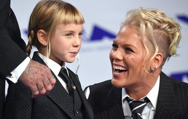 Pink has given a powerful and inspiring speech for her daughter Willow. Source: Getty