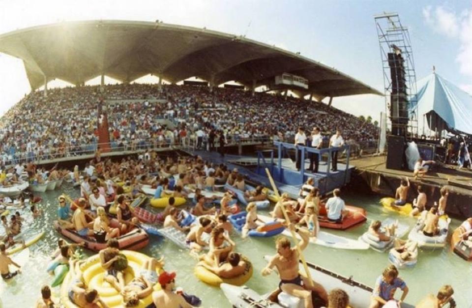 An undated performance at the Miami Marine Stadium.