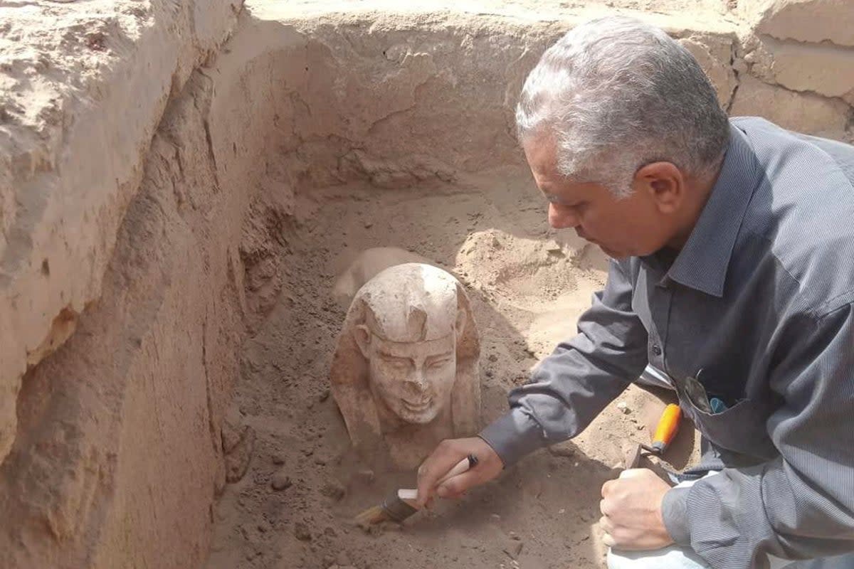 Egypt Archaeological Discovery (ASSOCIATED PRESS)