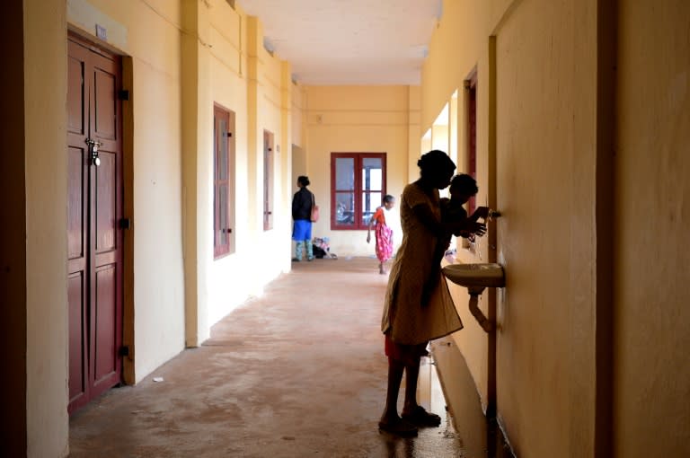 The classrooms and halls of Union Christian College in Aluva have become a relief camp for some 4,000 people